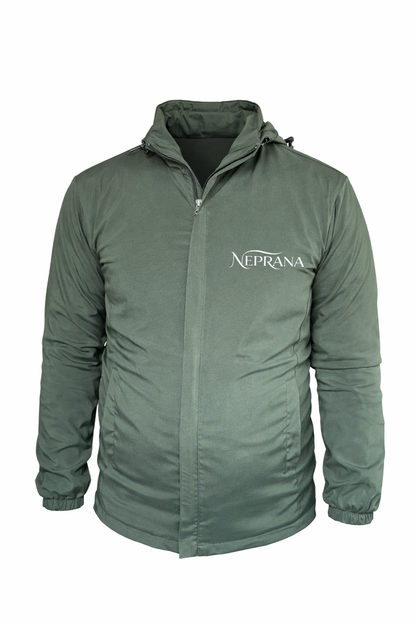 Lightweight Hooded Windbreaker Jacket