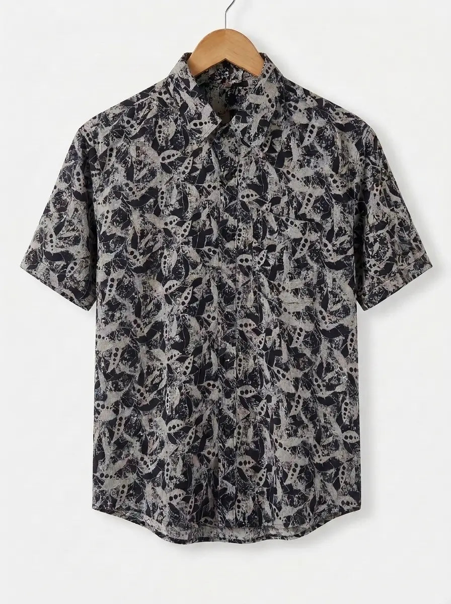 Drift Abstract Print Shirt