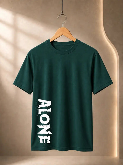 Soft Feel Premium T-Shirt | Alone | Green