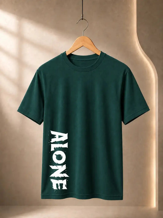 Soft Feel Premium T-Shirt | Alone | Green