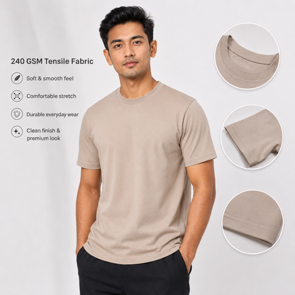 Soft Feel Premium T-Shirt | 240 GSM