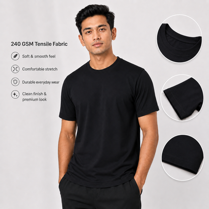 Soft Feel Premium T-Shirt | 240 GSM