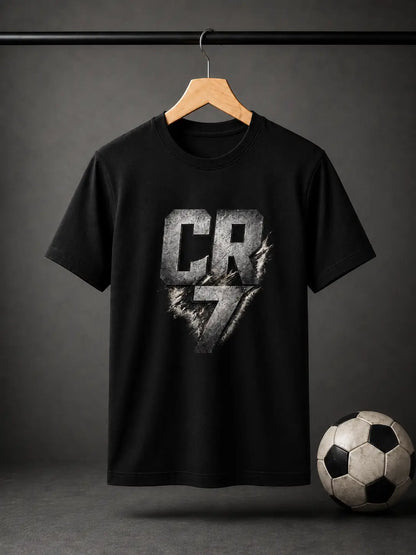 Soft Feel Premium T-Shirt | CR7 | Black