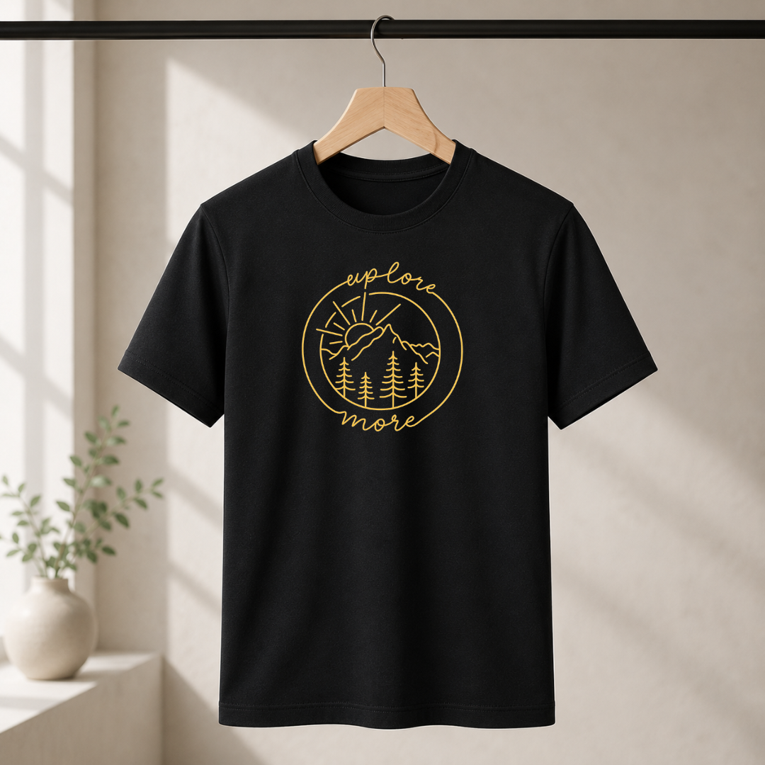 EXPLORE MORE Minimalist Graphic T-Shirt