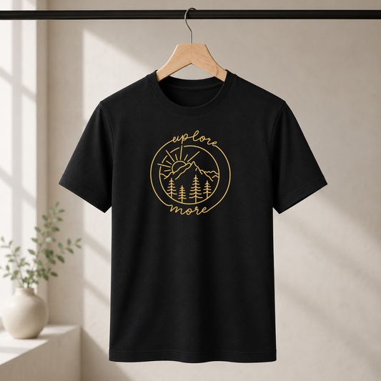 EXPLORE MORE Minimalist Graphic T-Shirt