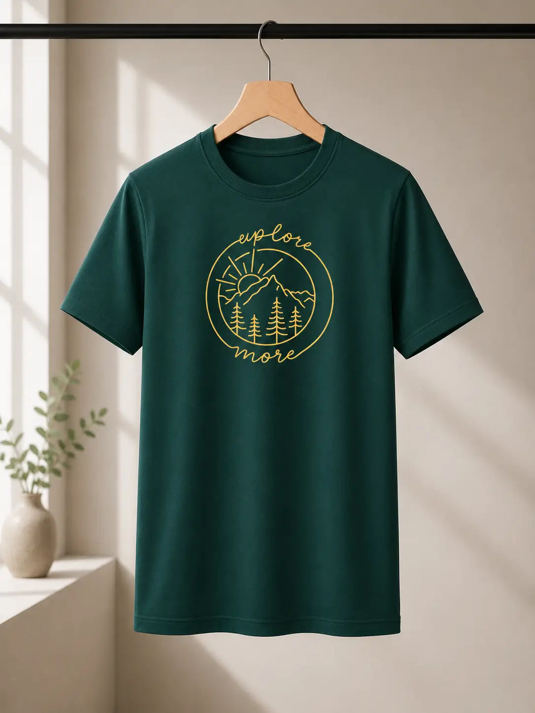Soft Feel Premium T-Shirt | Explore More | Green