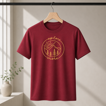 EXPLORE MORE Minimalist Graphic T-Shirt