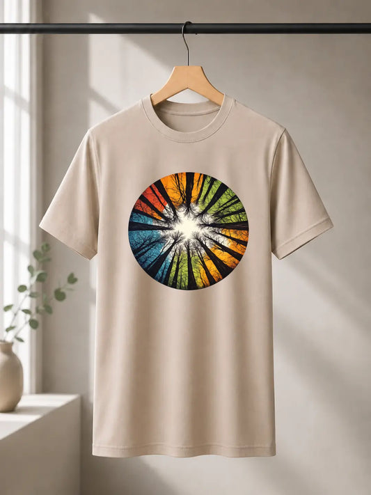 Soft Feel Premium T-Shirt | Forest | Beige