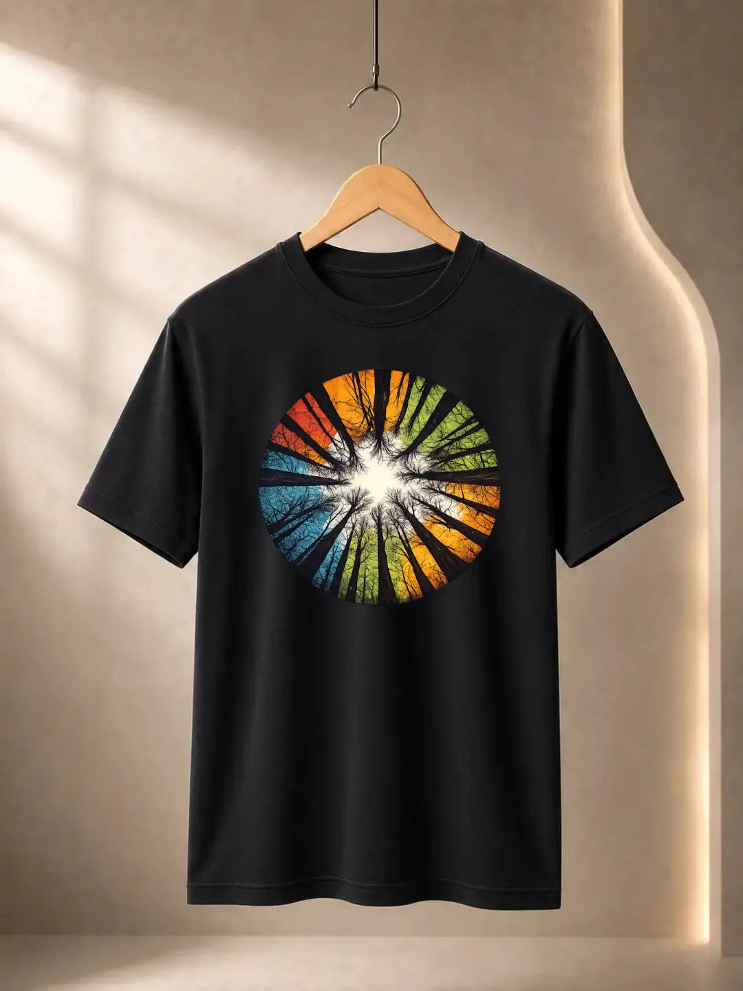 Soft Feel Premium T-Shirt | Forest | Black