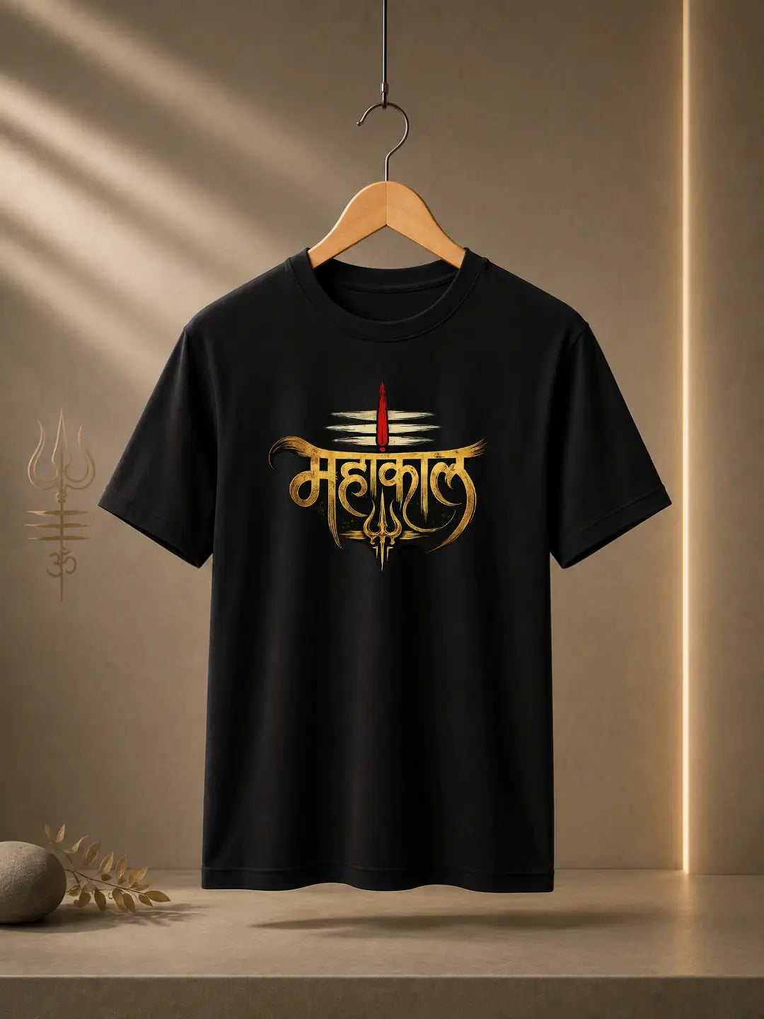 Soft Feel Premium T-Shirt | Mahakal | Black