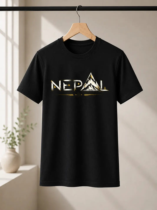 Soft Feel Premium T-Shirt | Nepal | Black