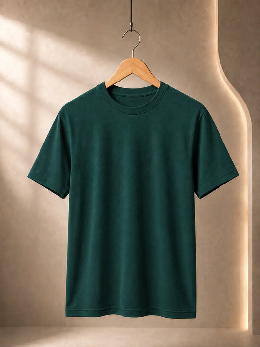 Soft Feel Premium T-Shirt | Plain | Green