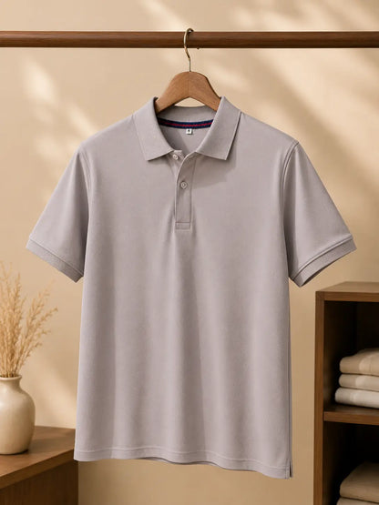 Classic Plain Polo T-Shirt | Peach