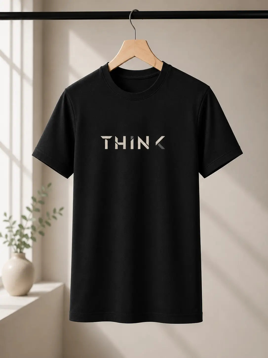 Soft Feel Premium T-Shirt | Think | Black