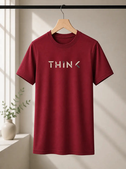 Soft Feel Premium T-Shirt | Think | Maroon