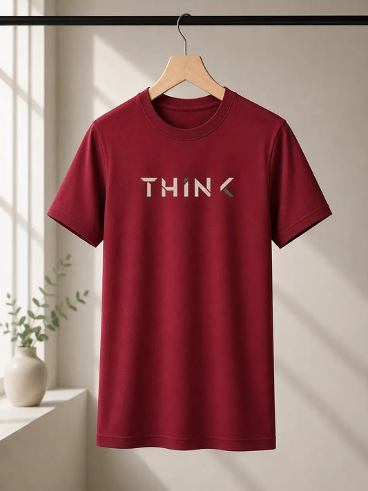 Soft Feel Premium T-Shirt | Think | Maroon